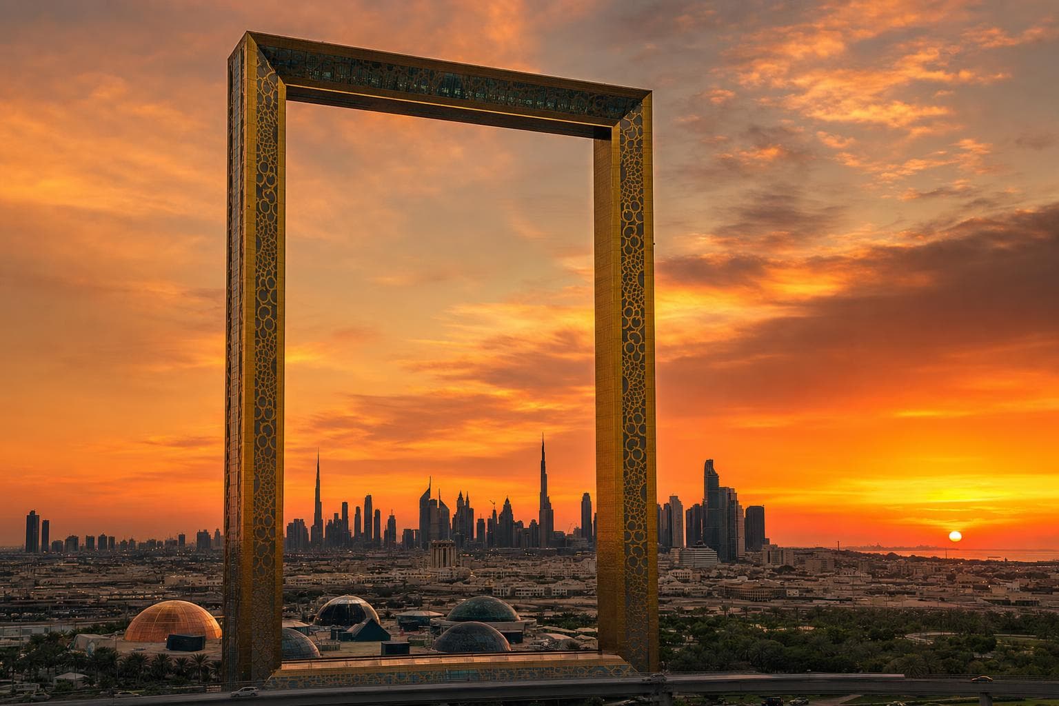 Propose at the Dubai Frame: A Window Between Old and New Dubai