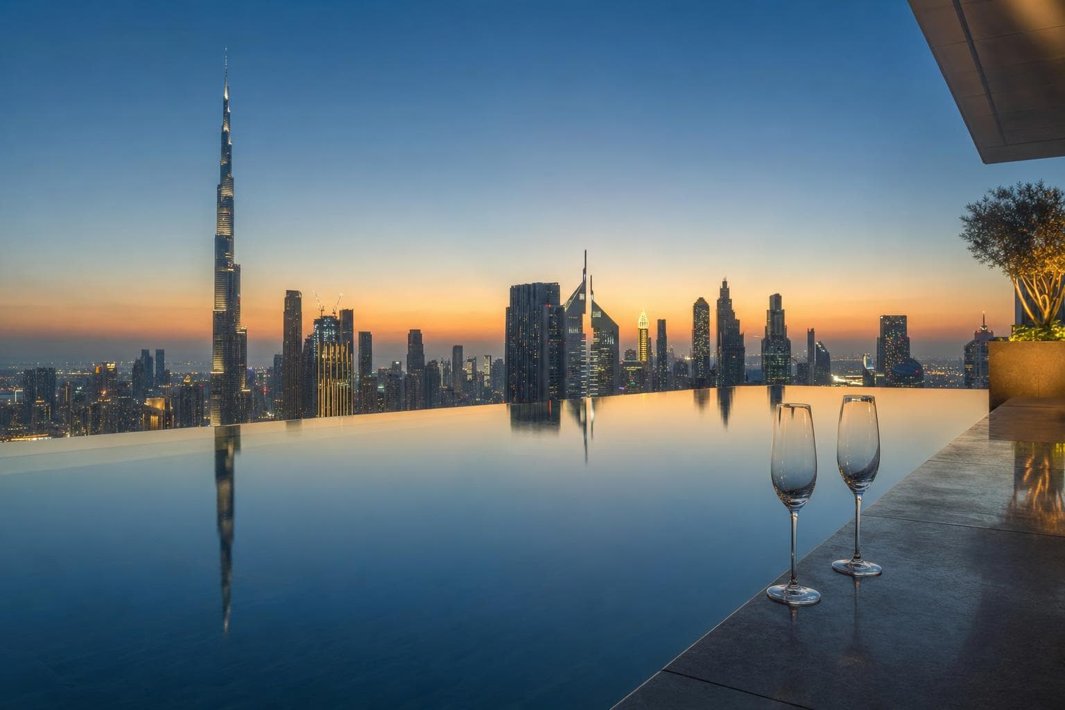 Infinity Pool Proposals in Dubai: Edge-of-the-World Romance