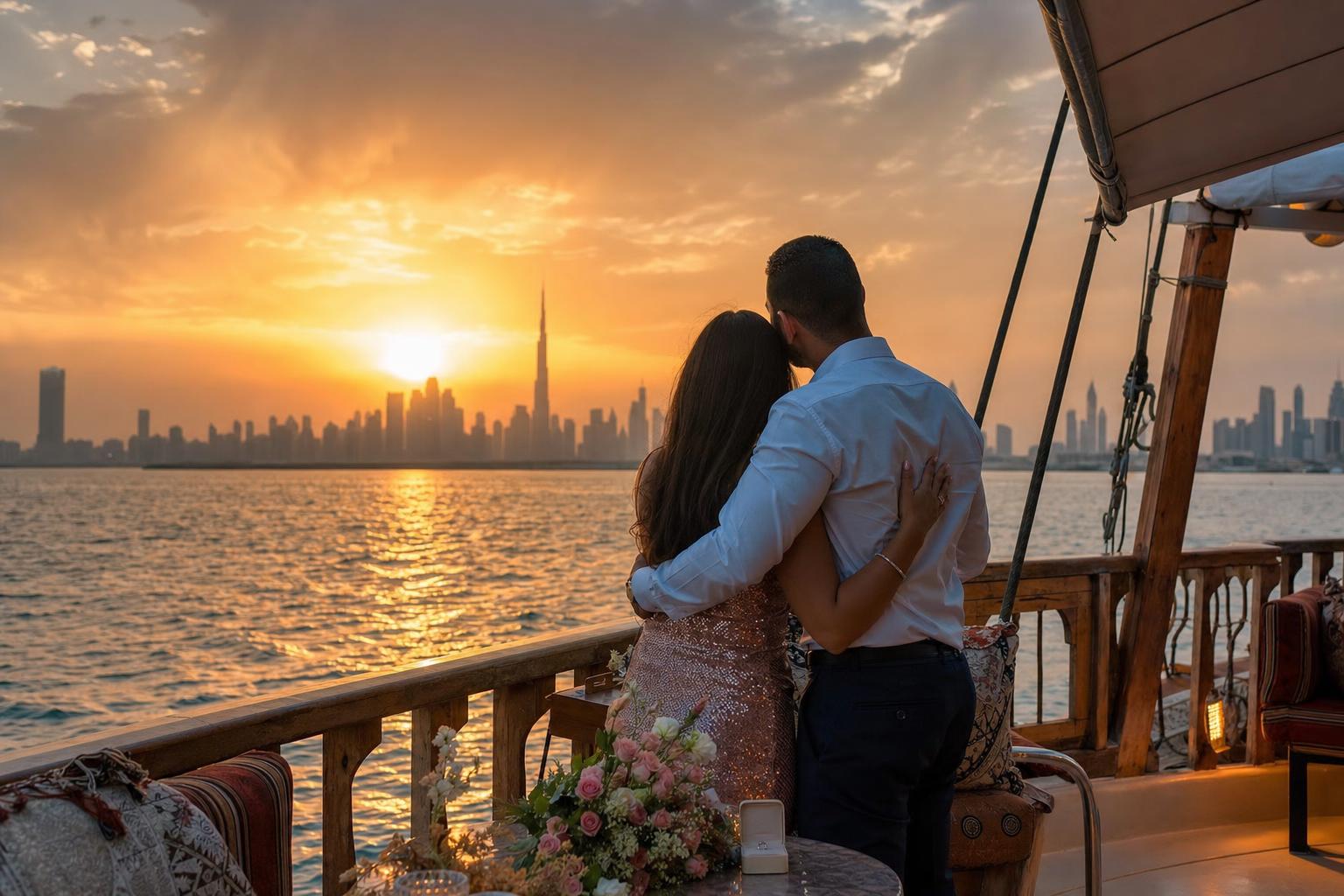 Gulf Sunset Dhow - Dhow cruise proposals package in Dubai