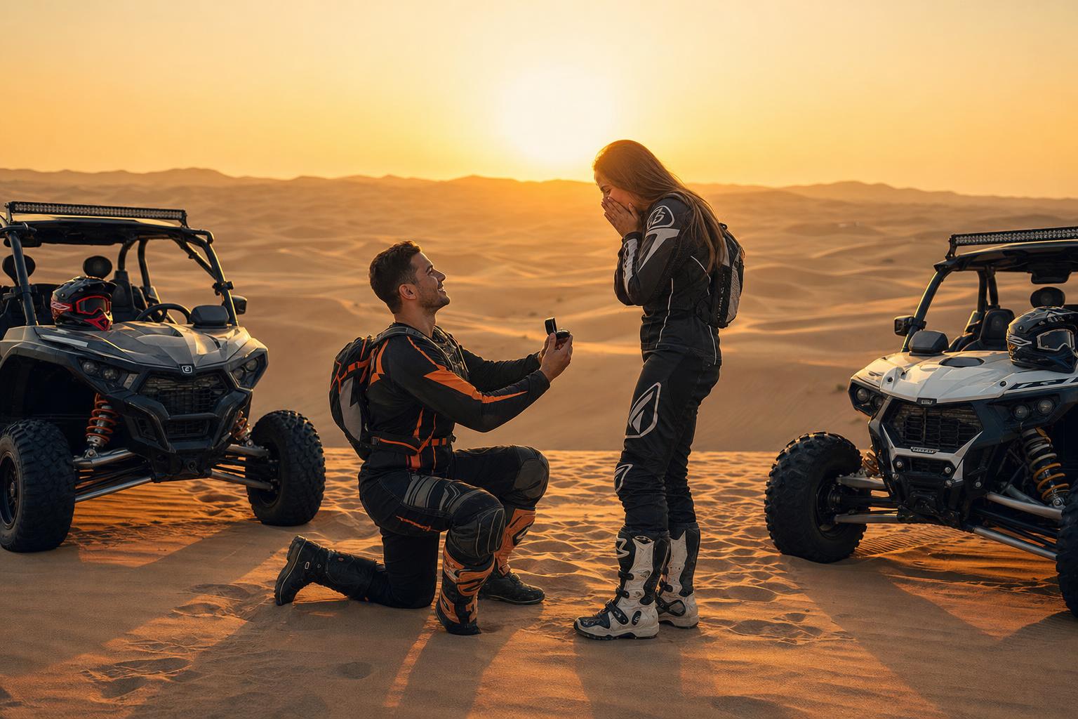 Desert Quad Bike Pop - Adventurous proposals package in Dubai