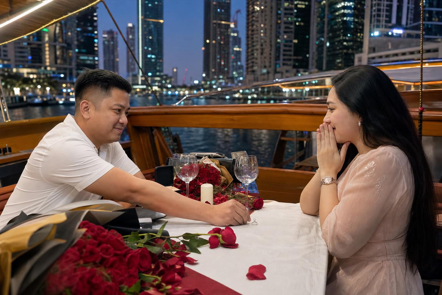 Traditional Dinner Cruise - Dhow cruise proposals package in Dubai